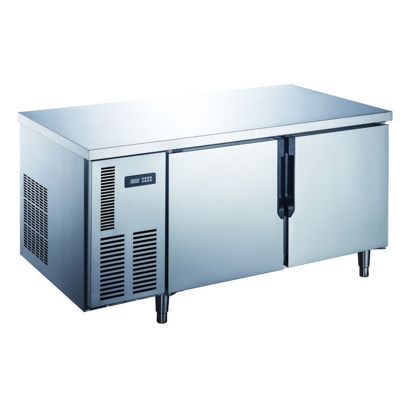 Hot Selling 2-Door Undercounter Commercial Refrigerator Chiller Counter Top Kitchen Refrigeration Equipment