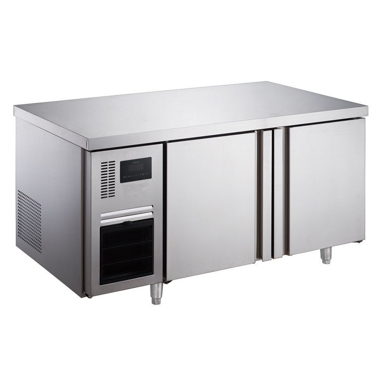 Commercial Single-Temperature Stainless Steel Workbench Large-Capacity Freezer Refrigerator for Fresh-Maintained Milk Tea Shops