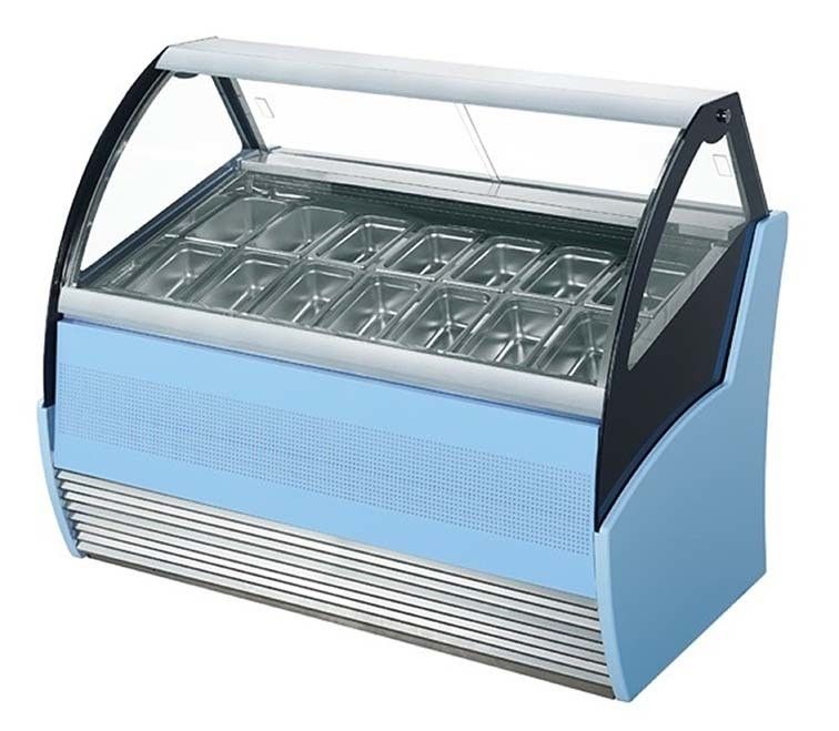 Hot Selling Coffee Shop Ice Cream Display Cabinet Ice Cream Batch Freezer Ice Cream Vertical Display Freezer